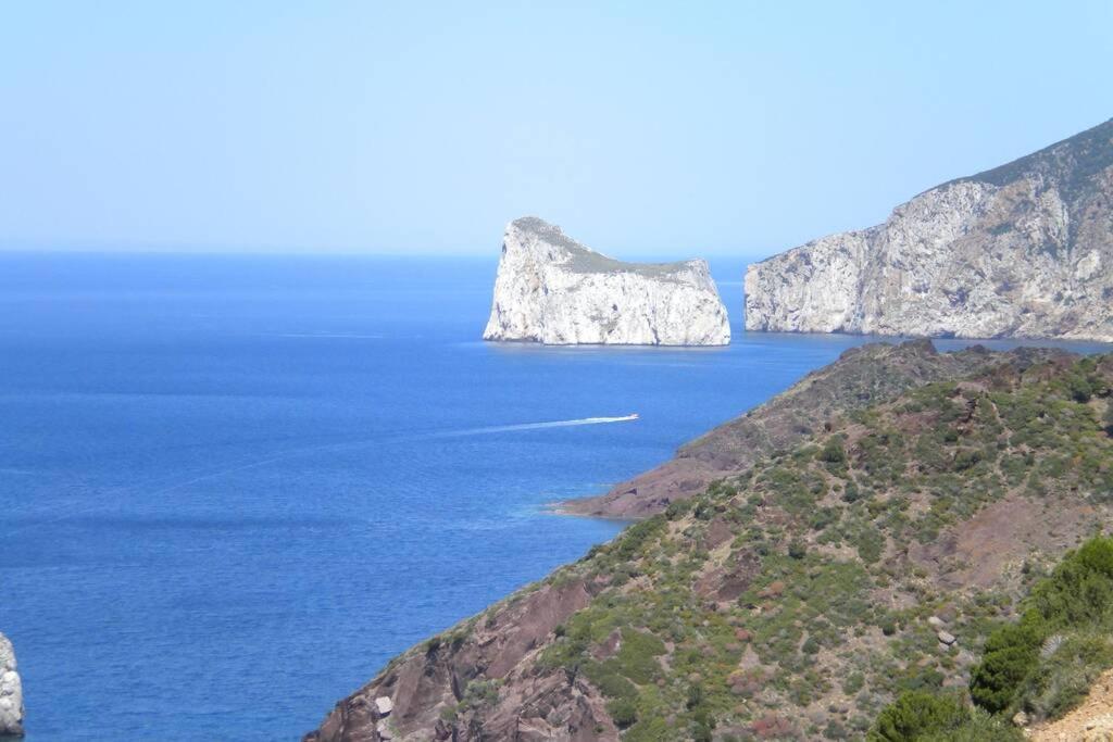 Villa Sul Mare Panorama Unico Nebida ภายนอก รูปภาพ