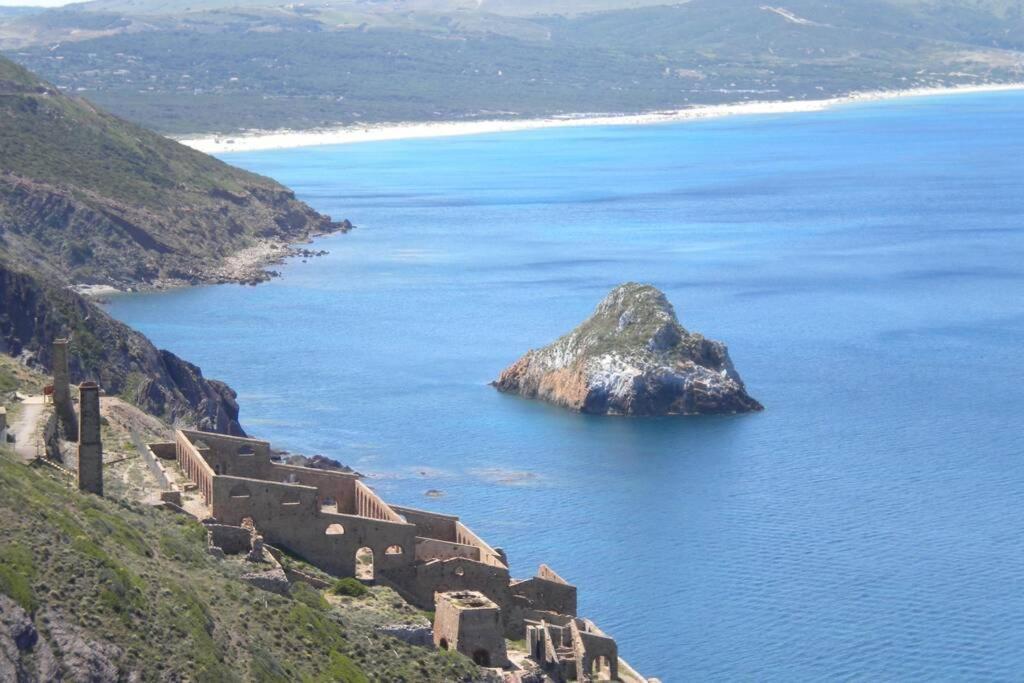 Villa Sul Mare Panorama Unico Nebida ภายนอก รูปภาพ